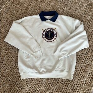 Vintage Martha’s Vineyard Sweatshirt with Collar